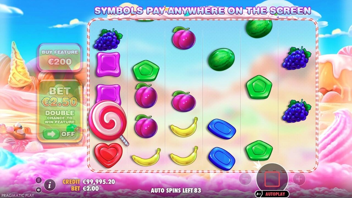 Sweet Bonanza cascading slot